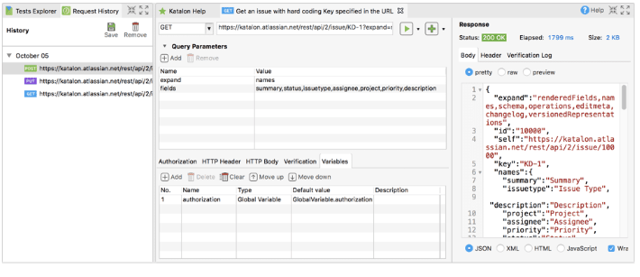 katalon studio api testing