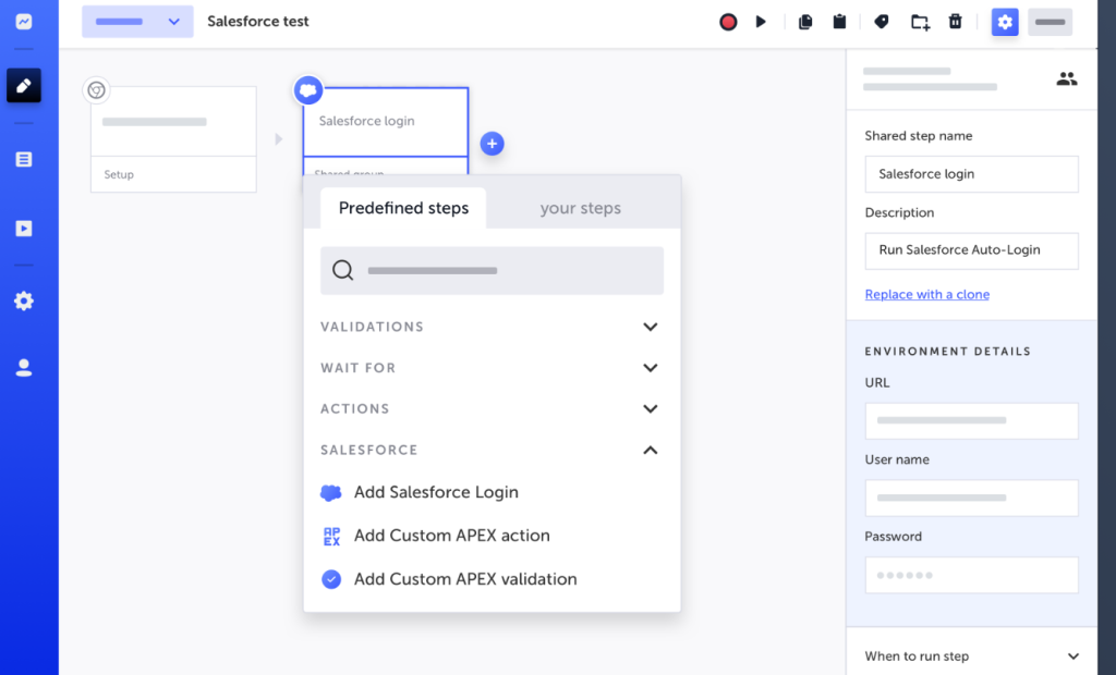 Testim io integrations