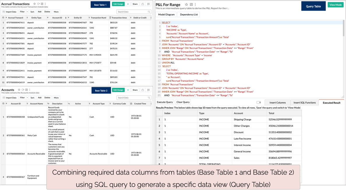 Zoho Analytics feature