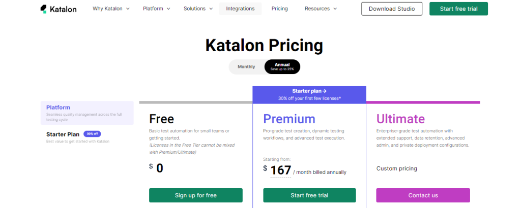 Katalon Pricing