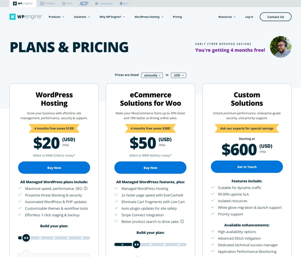 WP Engine Pricing