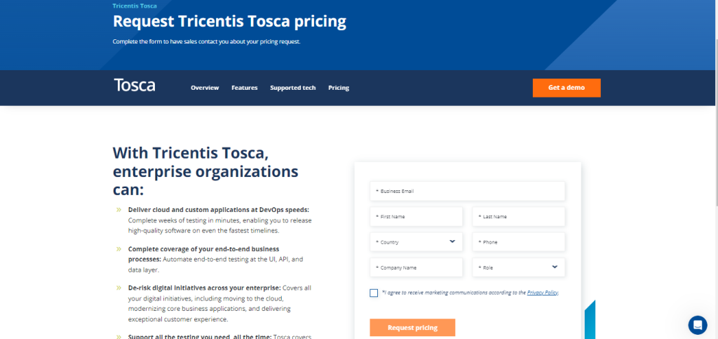 tricentis tosca pricing