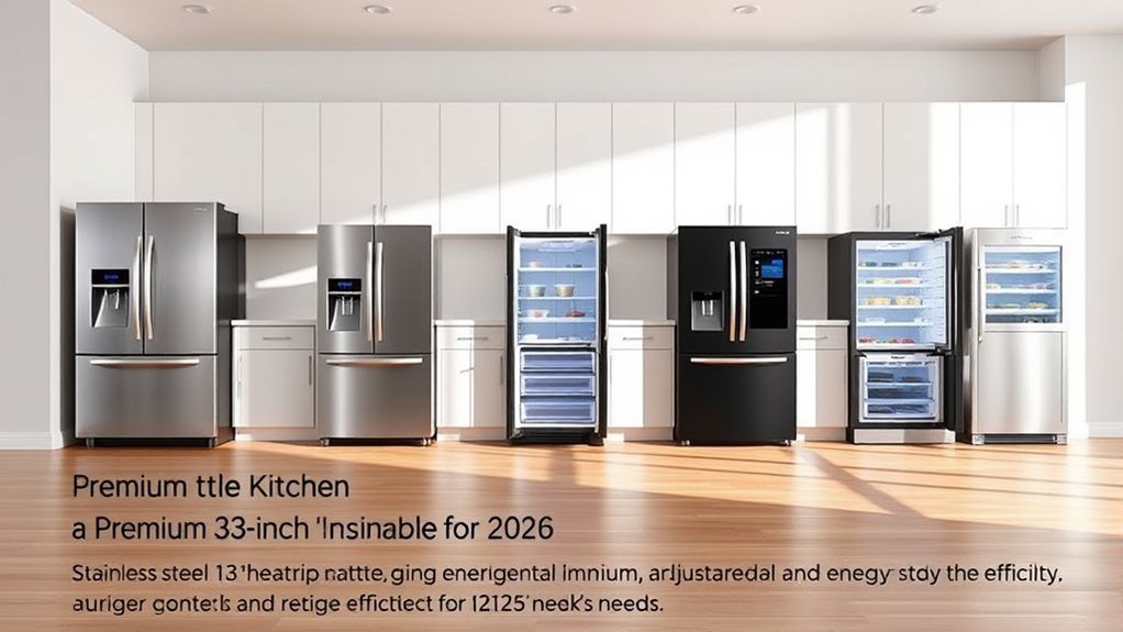 refrigerator size and features